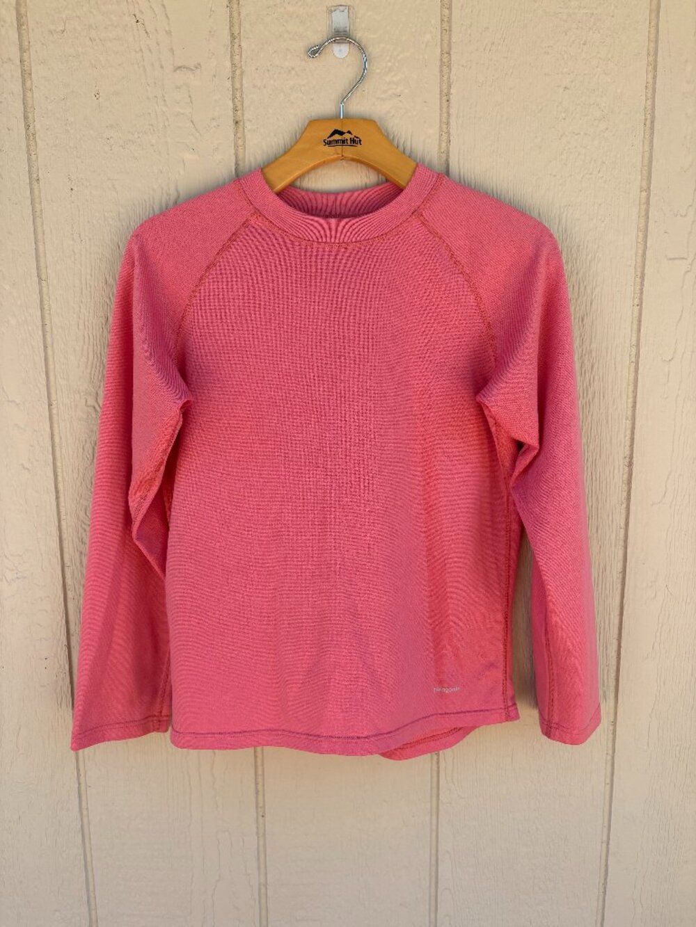 Vintage Patagonia Capilene 3 Midweight Crew Baselayer Girls XL Pink Outdoor